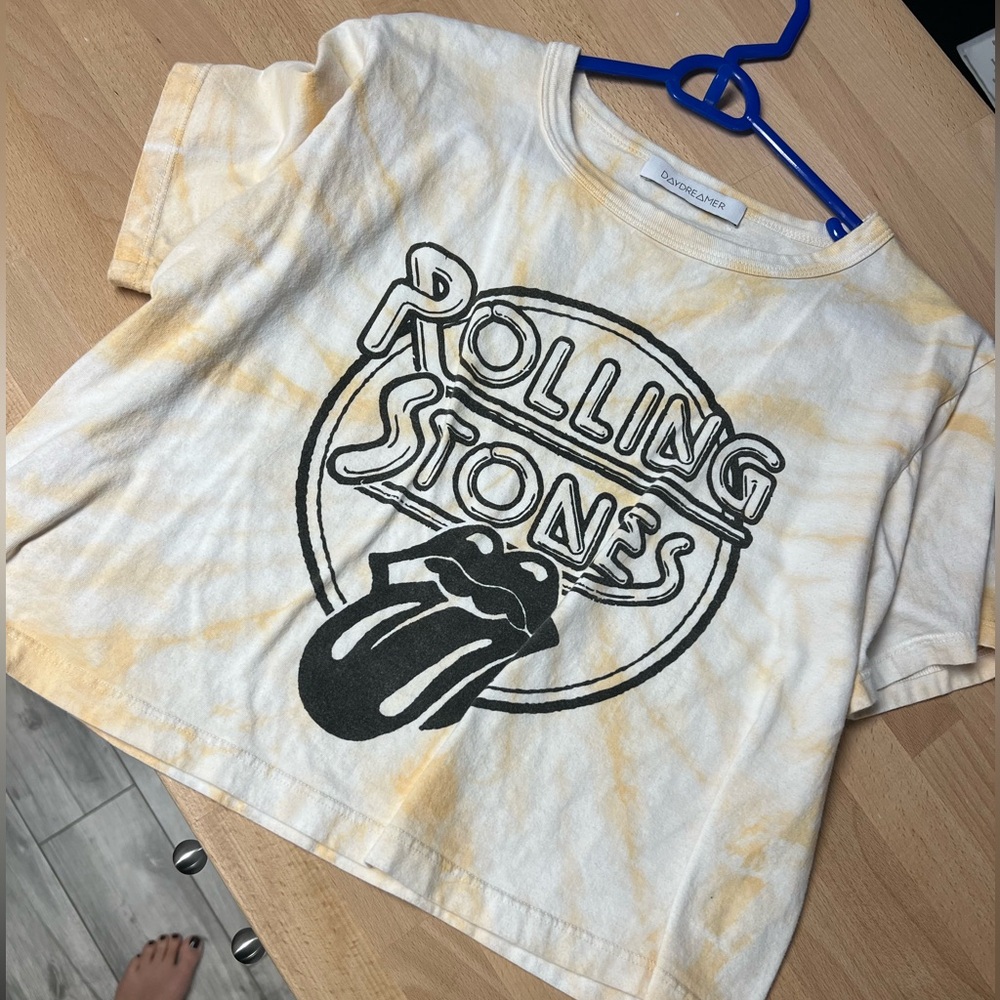 Rolling Stones Womans crop tshirt